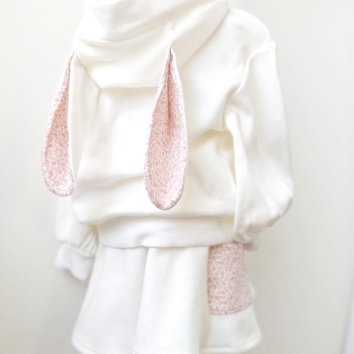 即納】うさ耳トレーナー うさ耳パーカー リバティトレーナー リバティ  