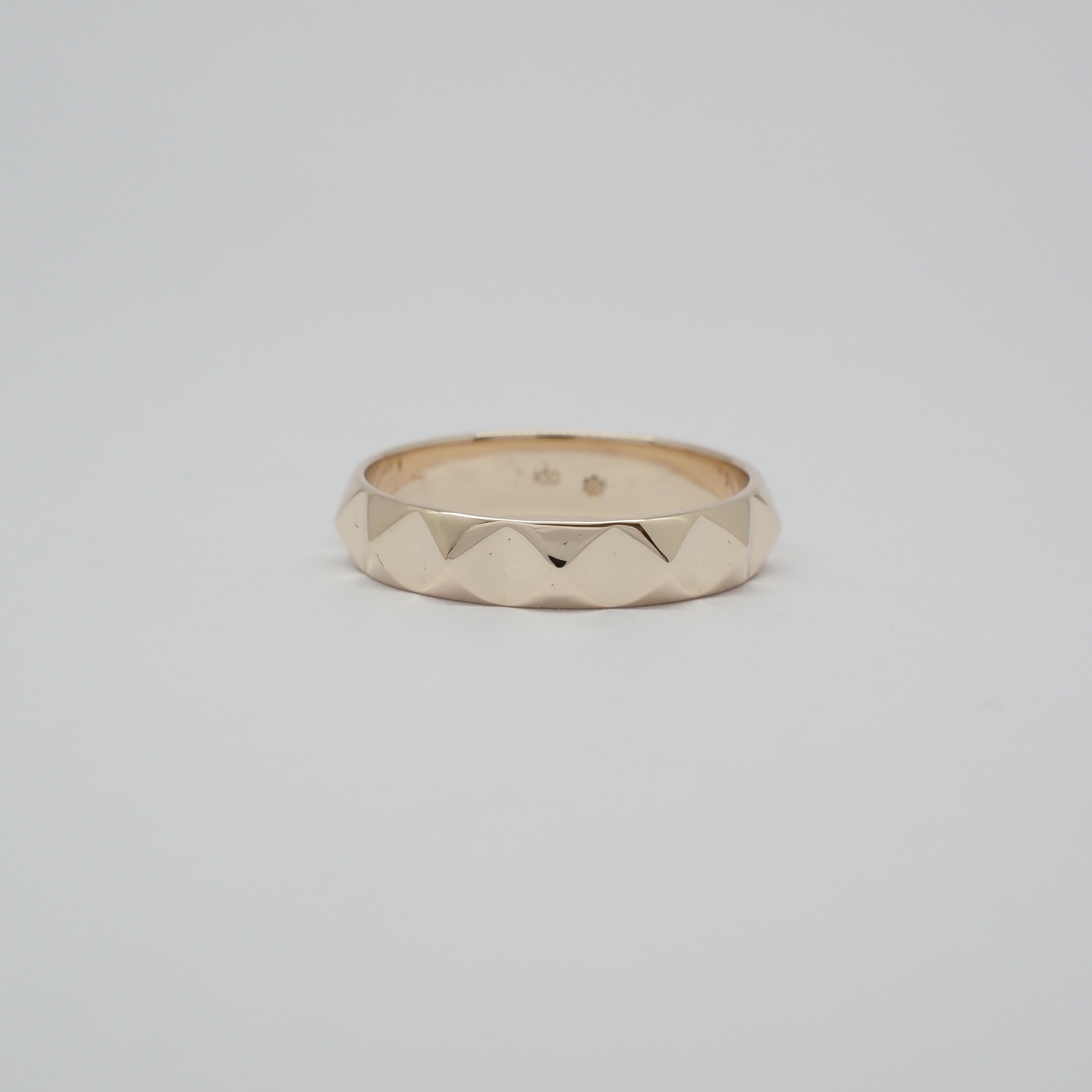 K10YG studs ring size L