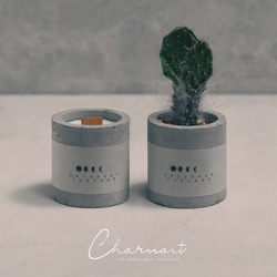 香炉 お家型線香立てS グレー 【モルタル セメント製】 ディフューザー