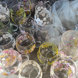 桜のグラスマグカップ 5枚目の画像