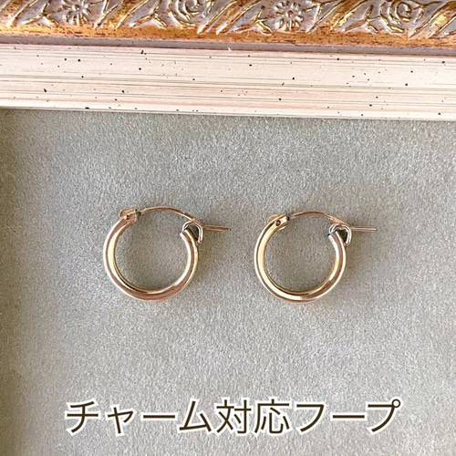 14kgf ラブラドライトロングピアス | moca