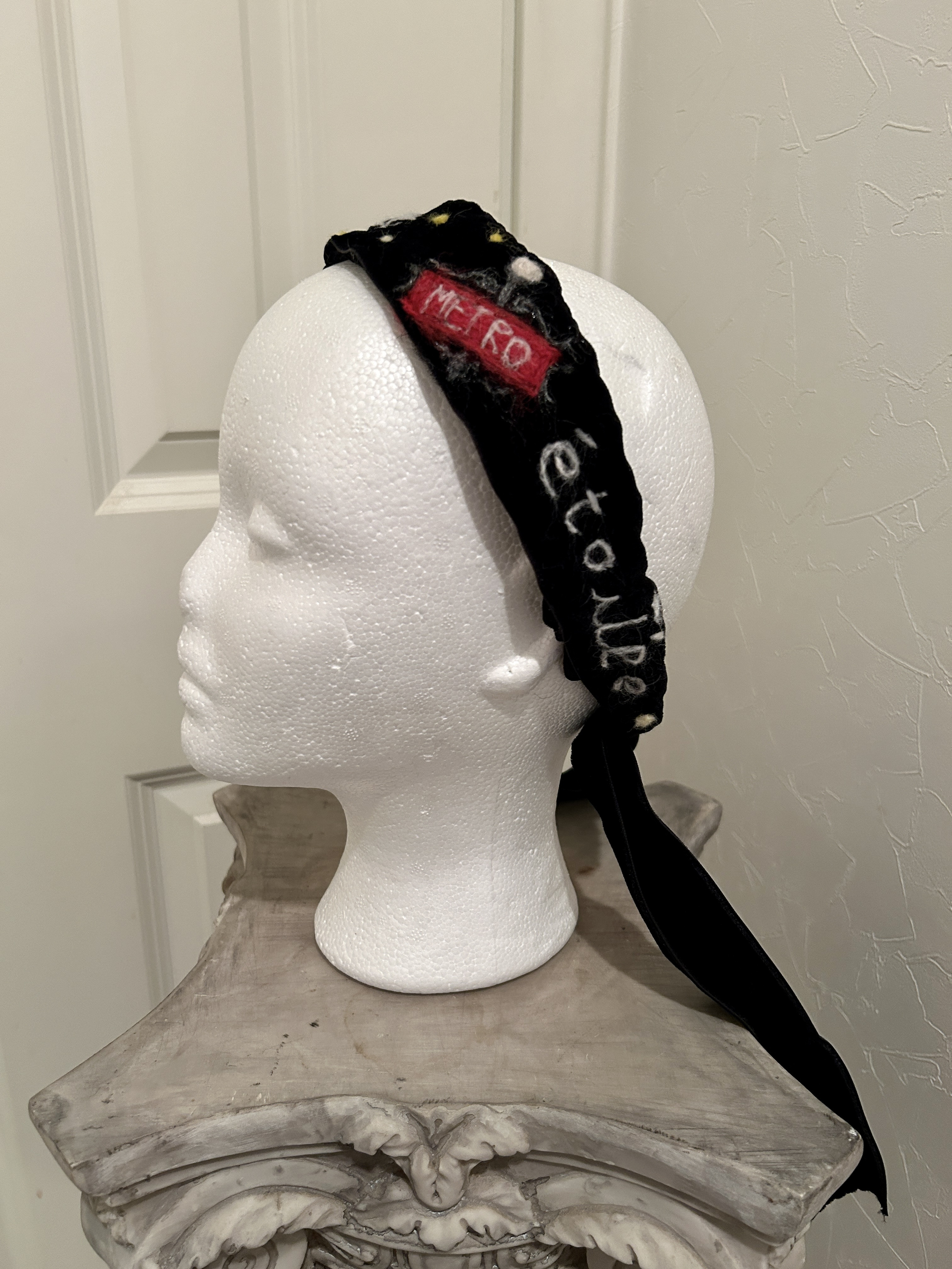 受注制作　ヘッドアクセサリー　A「La nuit etoilee カチューシャとリボンタイプ」