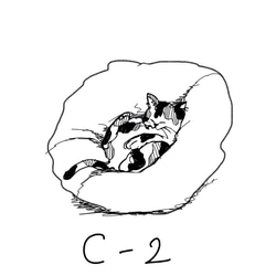 猫の切り絵＜うまるねこ＞５種類の猫から選択可　インテリア　プレゼント　ギフト　creema限定 11枚目の画像