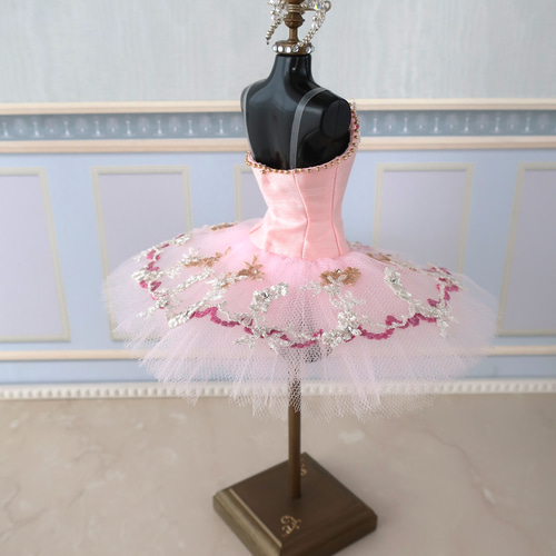 ピンクのバレエ用ドレス クラシックチュチュ、ローズアダジオ、ドルシネアなど レンタル》バレエ衣装♡A-006 ドルシネア姫、金平糖、ローズ