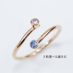 Megumiページ！人工ルビー　カボションリングセット ルビー K10ピンキーリング カボションカット ~MUOT~ 7月誕生石