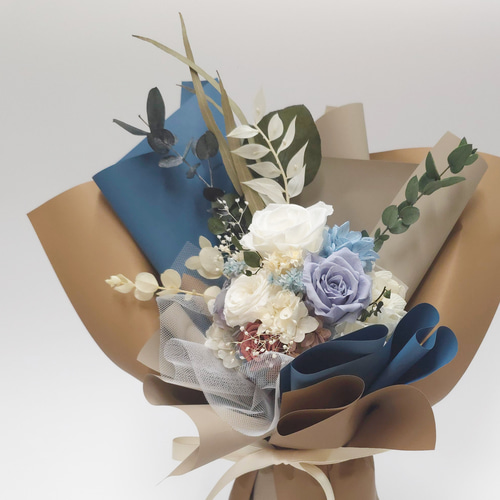 お好みのカラーやデザインでオーダーブーケꕤプリザーブド・ドライ