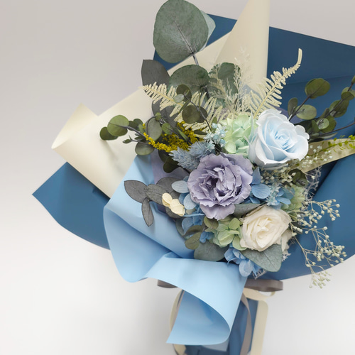 お好みのカラーやデザインでオーダーブーケꕤプリザーブド・ドライ