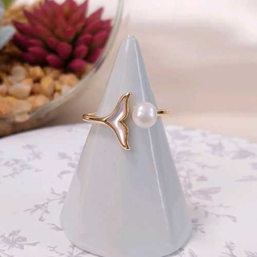 再販☆ギフト☆14kgf☆白蝶貝のホエールテールネックレス＆お揃いの