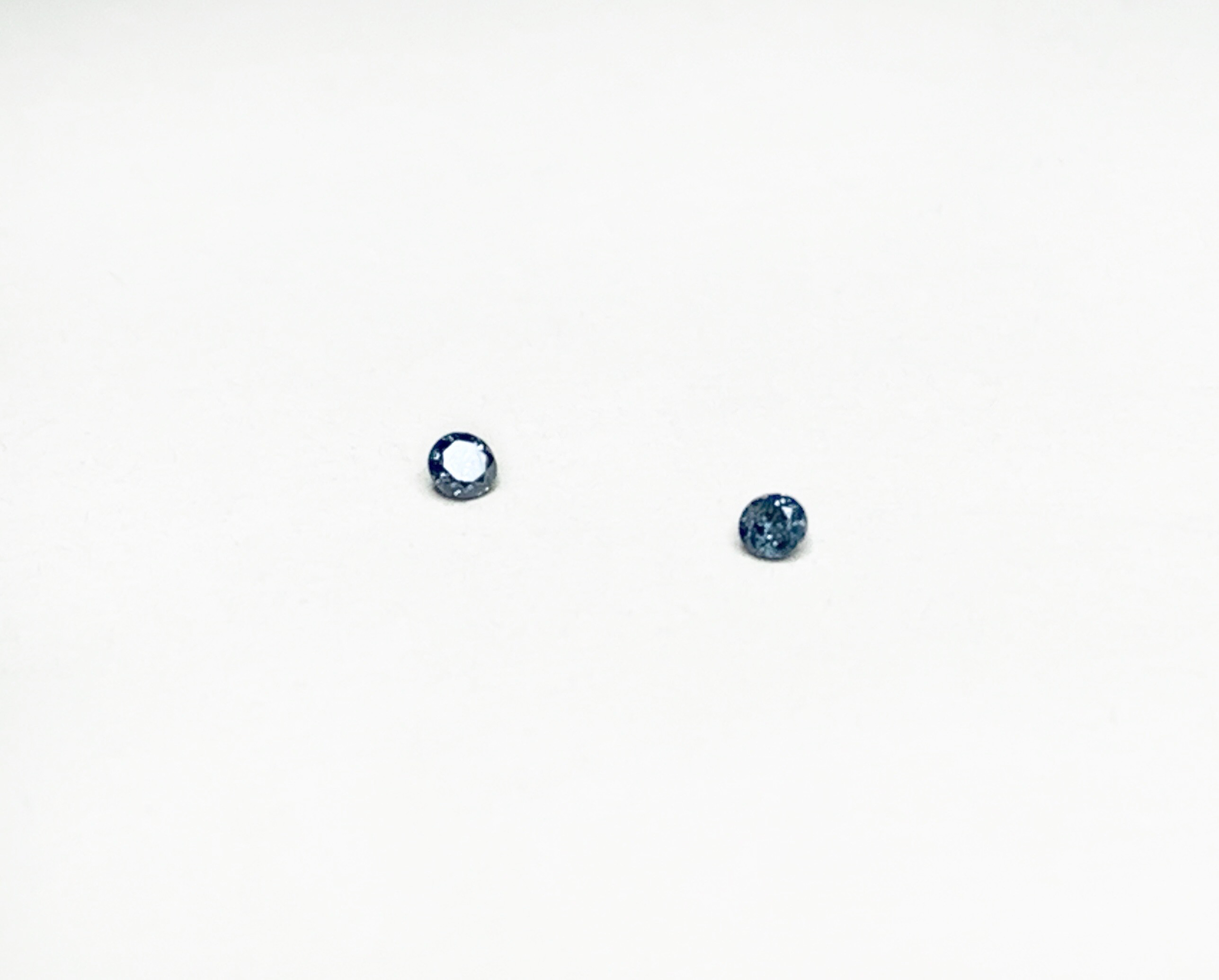 k18 Blue Diamond KeyHook ピアス/受注制作