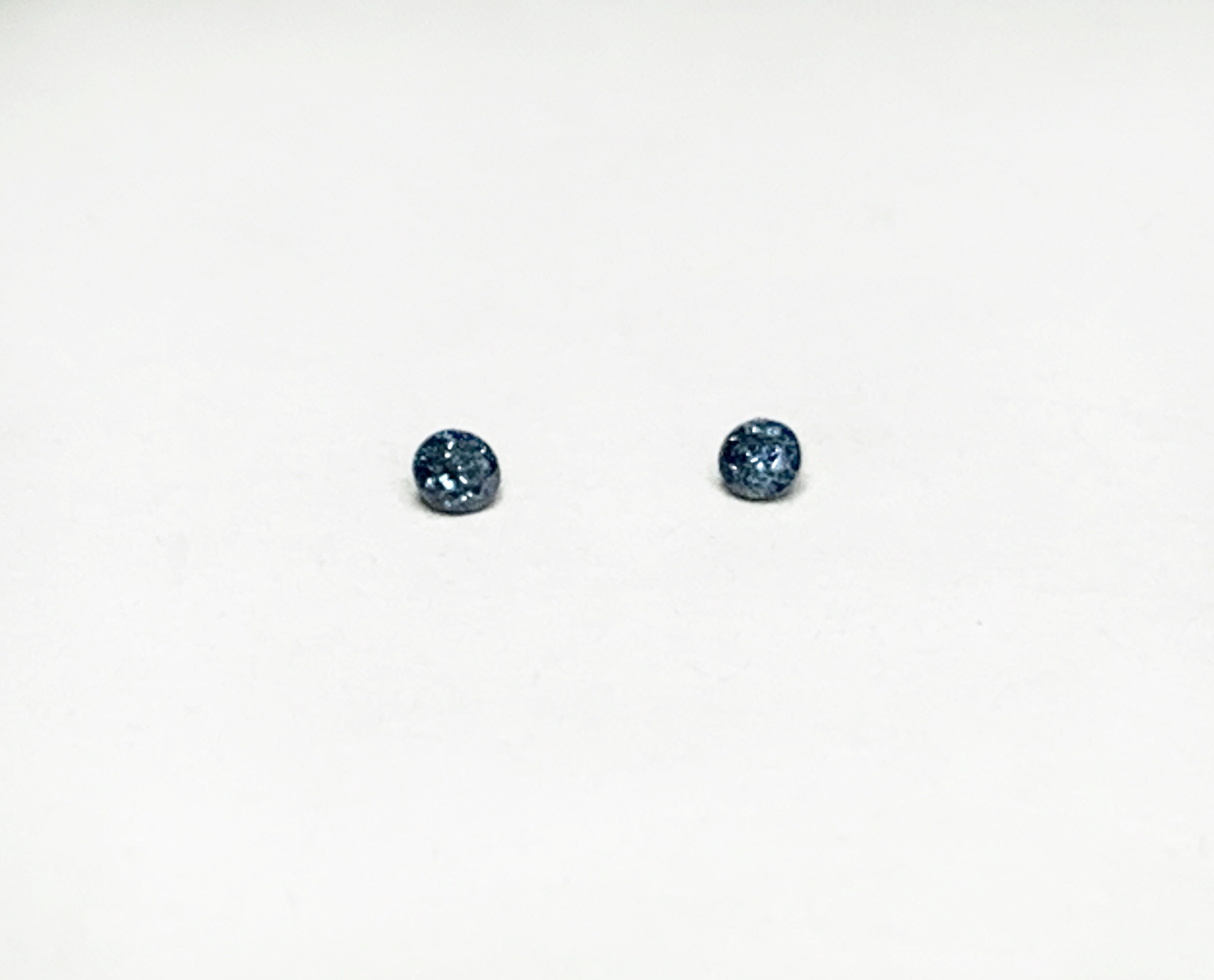 k18 Blue Diamond KeyHook ピアス/受注制作