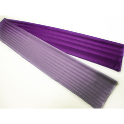 シルクストール（ボカシ染・縦模様織り）（赤紫色濃淡） 8枚目の画像