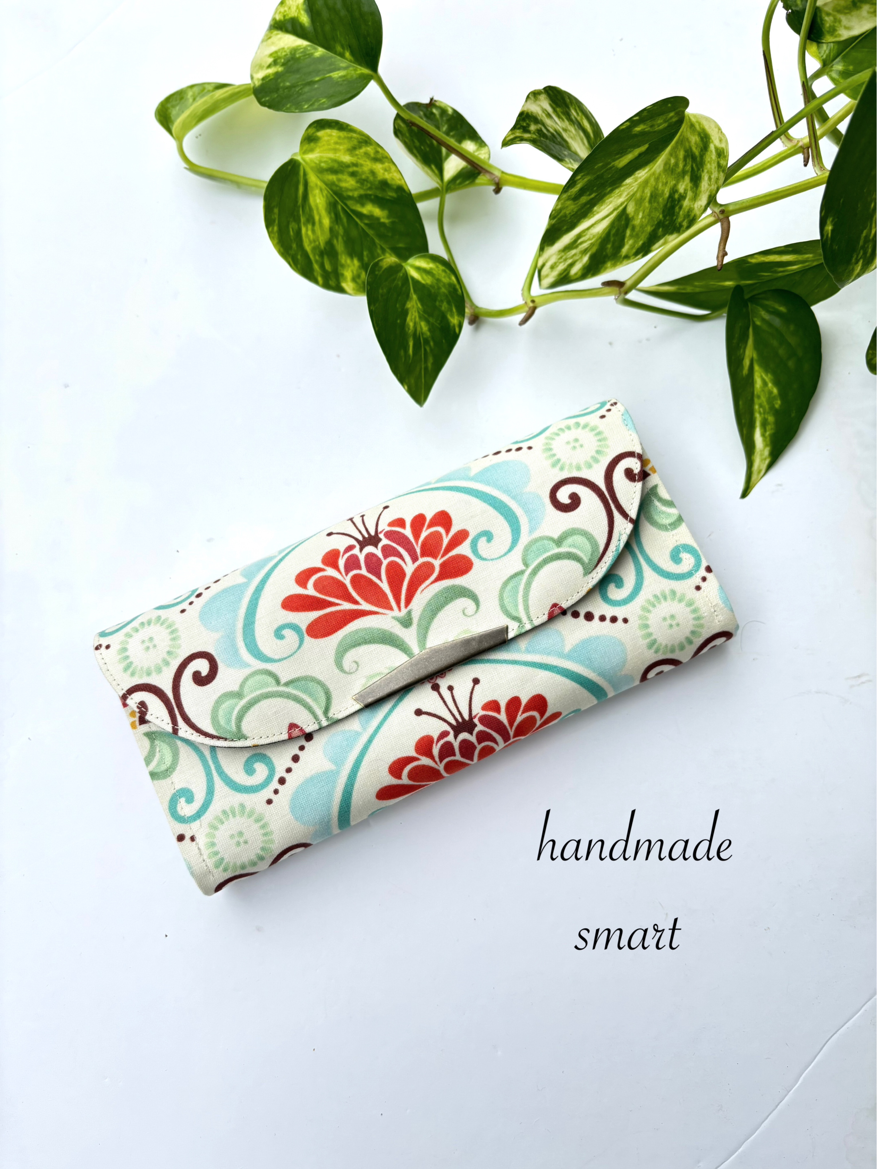 ◾️軽い長財布❣️USAコットン・ケイトスペイン⭐︎カードケース12ヶ所・受注製作