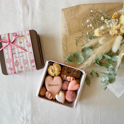 （2月1日発送！）バレンタインクッキー缶♡ミニハート♩ 2枚目の画像