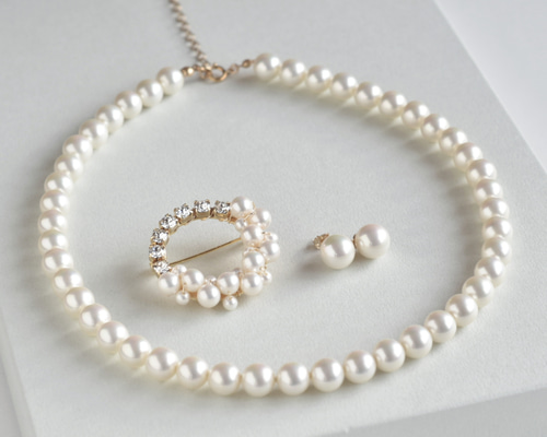 ⑵ ネックレス 指輪 ピアス ブローチ パール アクセサリー まとめ売り セット 7478a4152723039eccd156b0a8eb7f