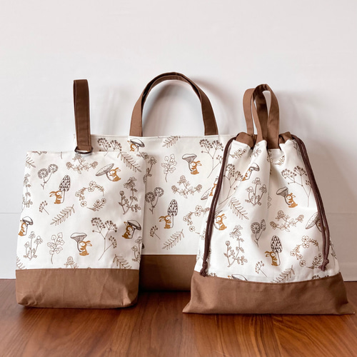 入園・入学準備】うさぎさん 3点セット レッスンバッグ/体操服袋/上履き袋