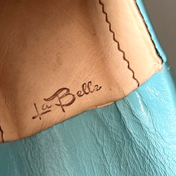 【アウトレット】手刺繍バブーシュ　ブロードリー　ターコイズグリーン　⑪ 4枚目の画像