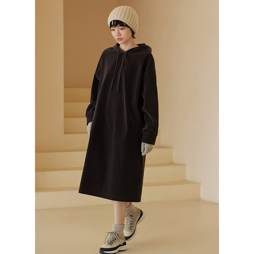 ベルベットワンピース フード付きワンピース しわにならないワンピース