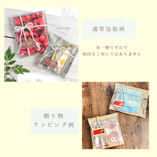 小さなポケットに入るハーフハンカチ☆3枚セット(女の子A)ダブルガーゼ