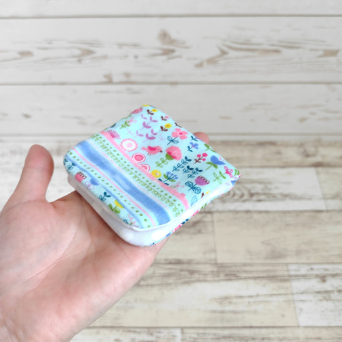 小さなポケットに入るハーフハンカチ☆3枚セット(女の子A)ダブルガーゼ