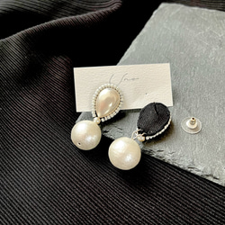 雫pearl×cotton pearl ピアス・イヤリング 3枚目の画像