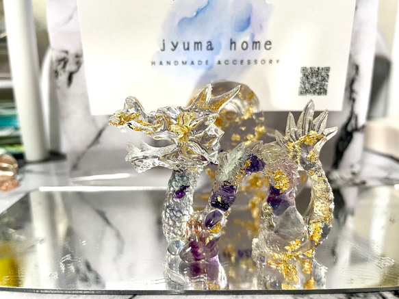 激安商品 受注生産】天然石1種類 龍のオルゴナイト 龍神オルゴナイト 龍の その他