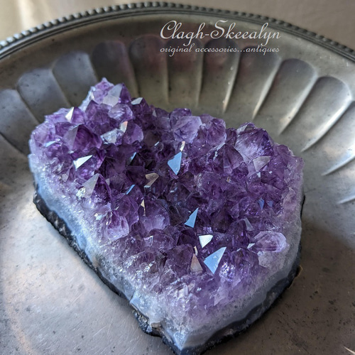 Amethyst 】アメジスト原石（No,3）｜クラスター｜553g｜鉱物標本