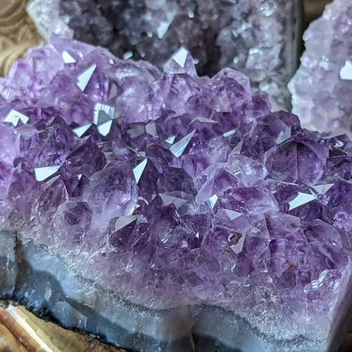 Amethyst 】アメジスト原石（No,3）｜クラスター｜553g｜鉱物標本