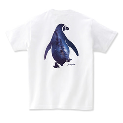 ペンギン Tシャツ ペンギンtシャツ ペンギン グッズ 服 マーク 子供服 パジャマ 宇宙 宇宙柄 動物 アニマル 5枚目の画像