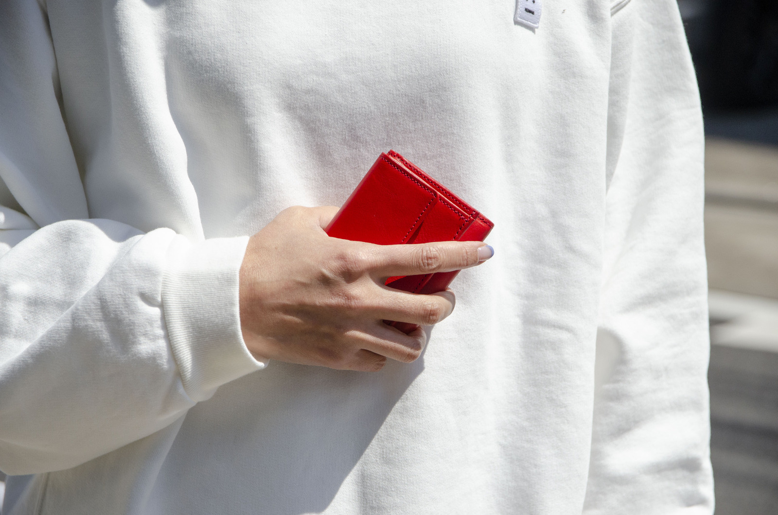 ESP-6549【日本製】ニューヨークレザーコンパクトウォレット　レッド