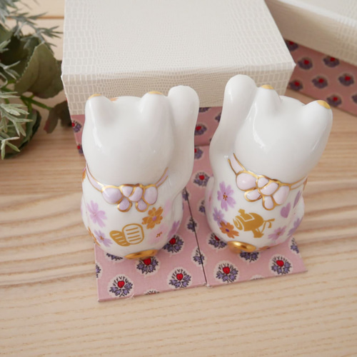 縁起物 招き猫 ペア ピンク 商売繁盛 千客万来 運気 幸福 猫好き 縁起物 招き猫 ペア ピンク 商売繁盛 千客万来 運気 幸福 猫好き