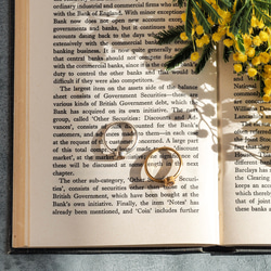 シトリンのantiqueなミル打ちリング・silver925/送料無料 3枚目の画像