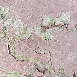 ゴッホ アートパネル M8 ピンク 桜 花 花咲くアーモンドの木の枝 アーモンド インテリアパネル ウォールパネル 絵画 4枚目の画像