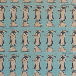 ペンギンちゃんペーパー  A4サイズの包装紙　3枚セット 1枚目の画像