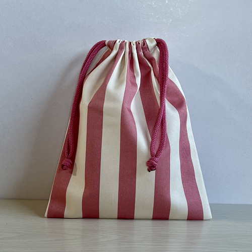 20×24㎝☆給食袋・巾着袋☆ストライプ 給食袋 クラフトB.B 通販