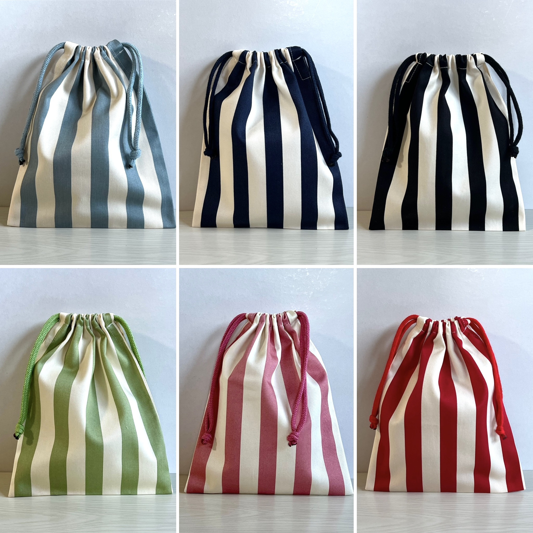 ☆ハンドメイド ⑲巾着袋20✕17cm 給食袋 コップ袋 小物入れ  