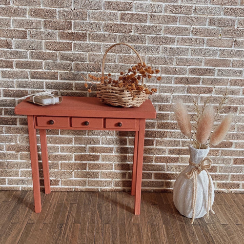 なおちゃん❤️机　アンティークミシン　椅子　レースの飾り４点セットブライス なおちゃん❤️机 アンティークミシン 椅子 レースの飾り4点セット