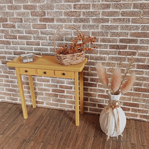 リカちゃん ブライス 机 背景ボード テーブル 家具 壁 床 小物