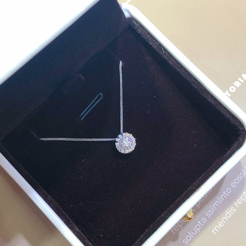 天然ダイヤモンドペンダント0.22ct k18 ネックレス・ペンダント パール  