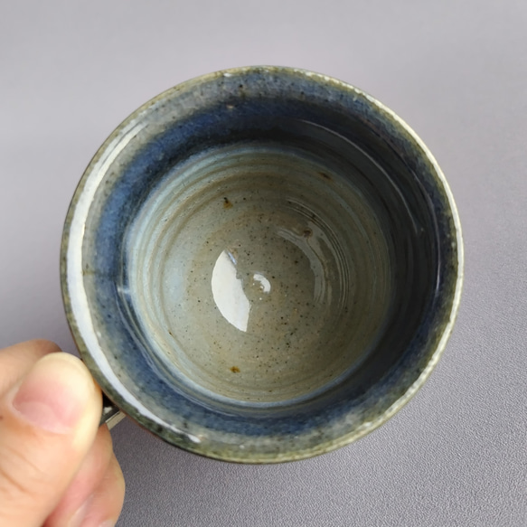 コーヒーカップ　藍釉 　【商品番号：00451】 6枚目の画像