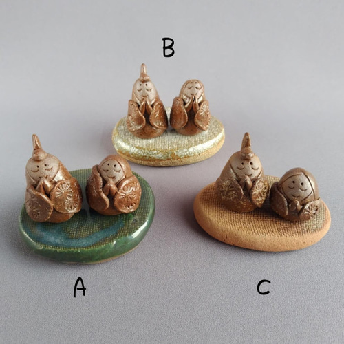 おひなさま（豆雛）（台と分離型） 【商品番号：00452_A-C】 ひな人形