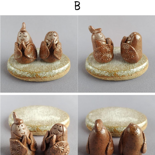 おひなさま（豆雛）（台と分離型） 【商品番号：00452_A-C】 ひな人形