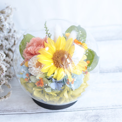 ラプンツェル フラワークロック 無料ラッピング付】ラプンツェルの花時計＊プリザープドフラワー
