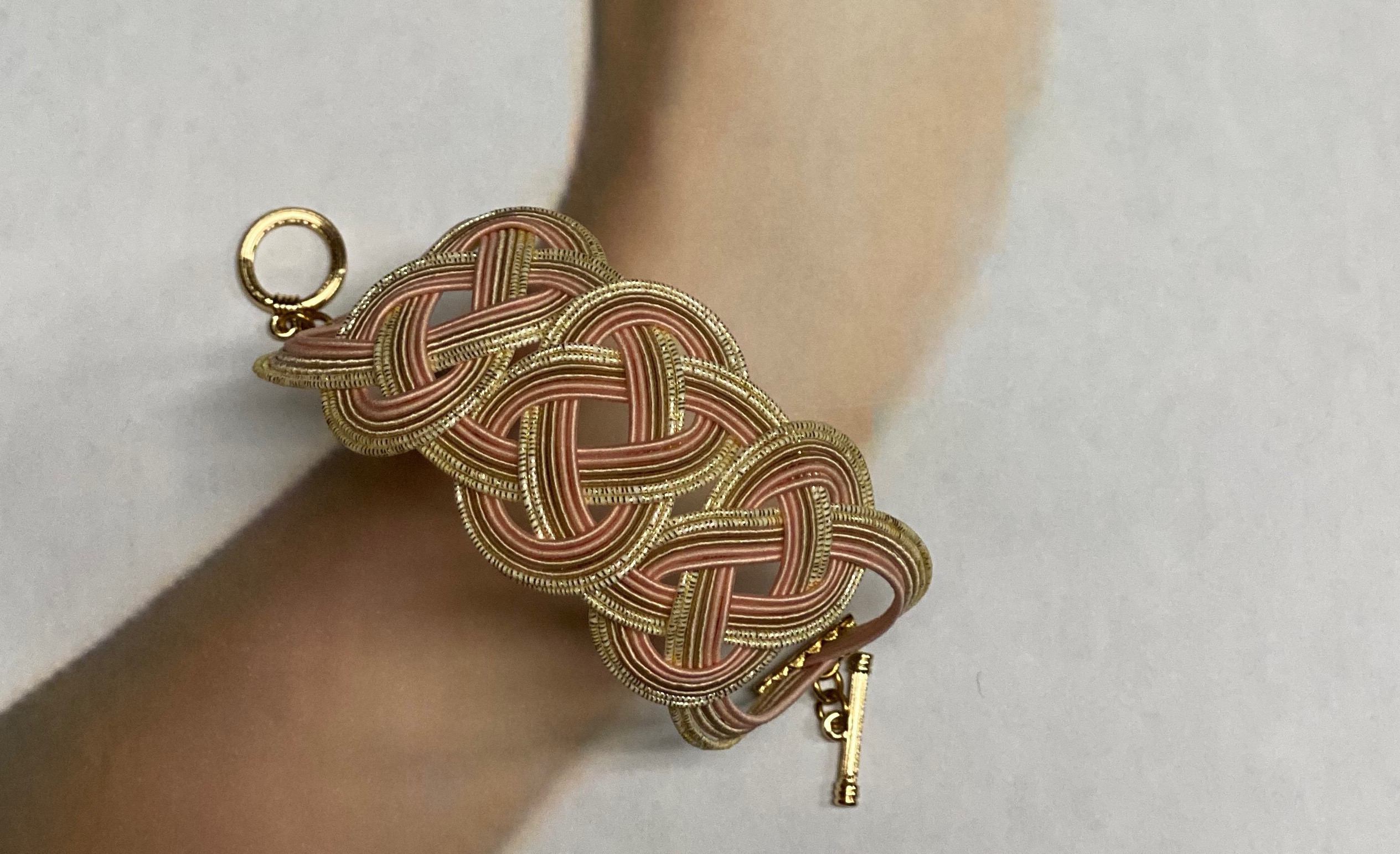 水引あわじ結びブレスレット