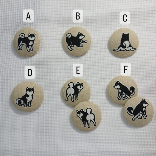 コロンとかわいい小さな小物入れ☆黒柴犬☆二つ選べるマカロン缶