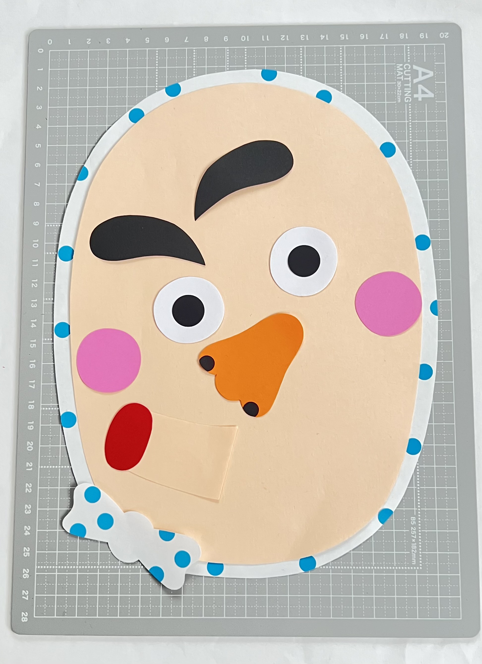 ふくわらい　製作キット　壁面飾り　お正月　節分　冬　保育　高齢者　クラフト