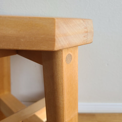 万能ミニスツール　花台　椅子　踏み台　サイドテーブル　無垢　天然　自然　シンプル　かわいい　おしゃれ　小さい　玄関 5枚目の画像