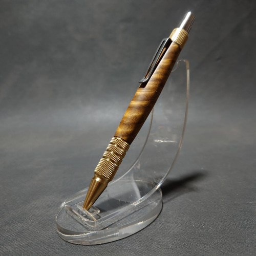 極上杢 金糸楠 ウッドボールペン【送料・ギフトボックス無料・当日発送