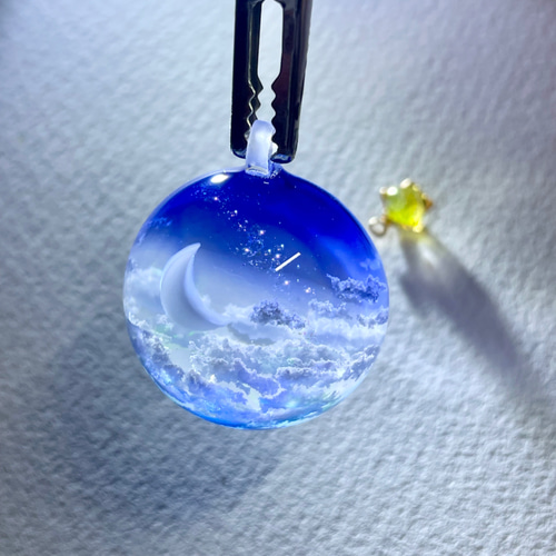 ゆきそら様❤レジンブローチ ペンダントトップ