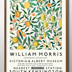 11263■アートポスター　絵画　A3サイズ『ウィリアム・モリス』イラスト　デザイン　上級マット紙　北欧 1枚目の画像