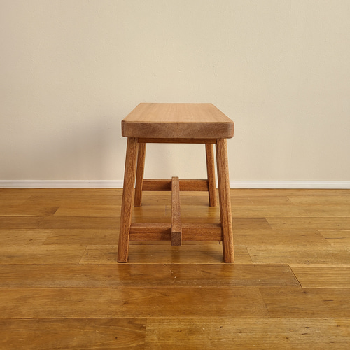 1点のみ】長方形ラワンスツール サイドテーブル ミニテーブル 作業台